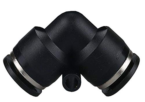 Plastic Push to Connect Push Fittings Tube Elbow 3/8"od Push fit Pneumatic Fitting 10 Pack